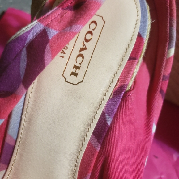 Coach multicolor wedges - Picture 8 of 8